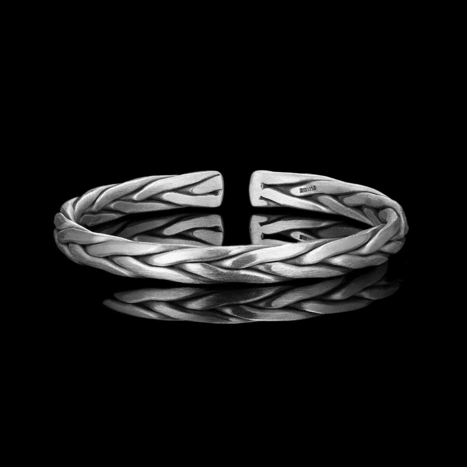 THE WOVEN BANGLE BRACCIALETTO. - ARGENTO 925