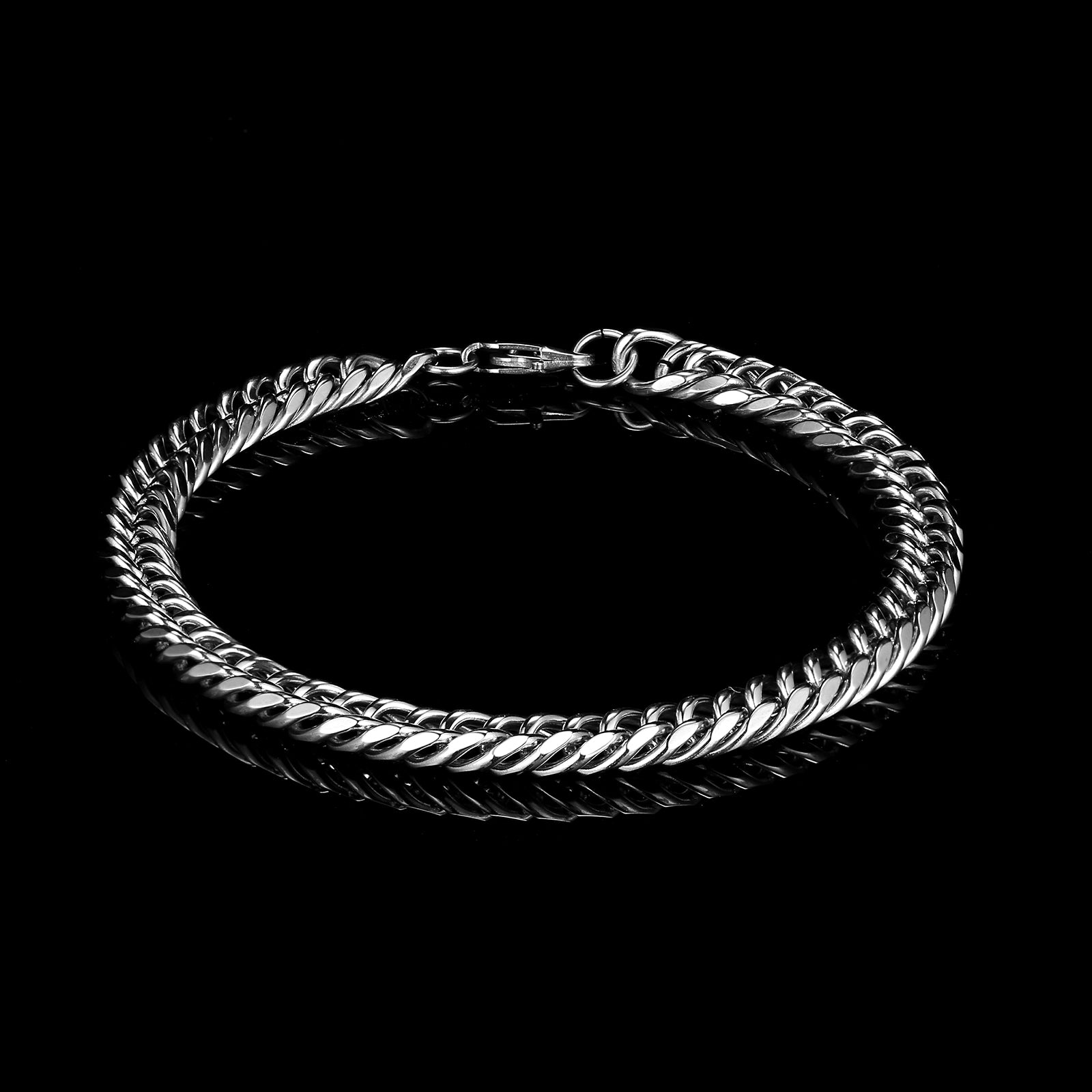 THE CHAIN BRACELET. - SILVER