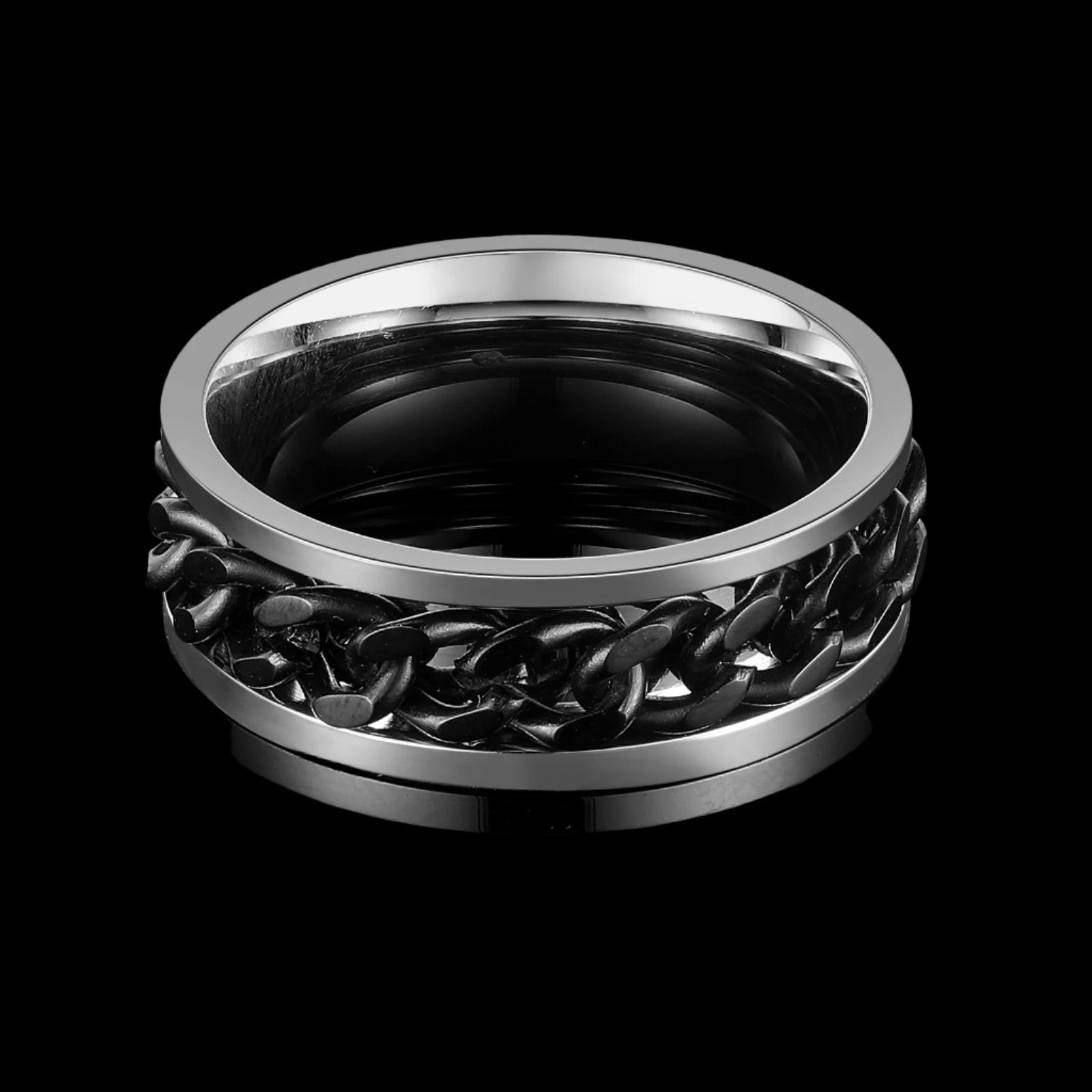 THE CHAIN ANELLO. - NERO