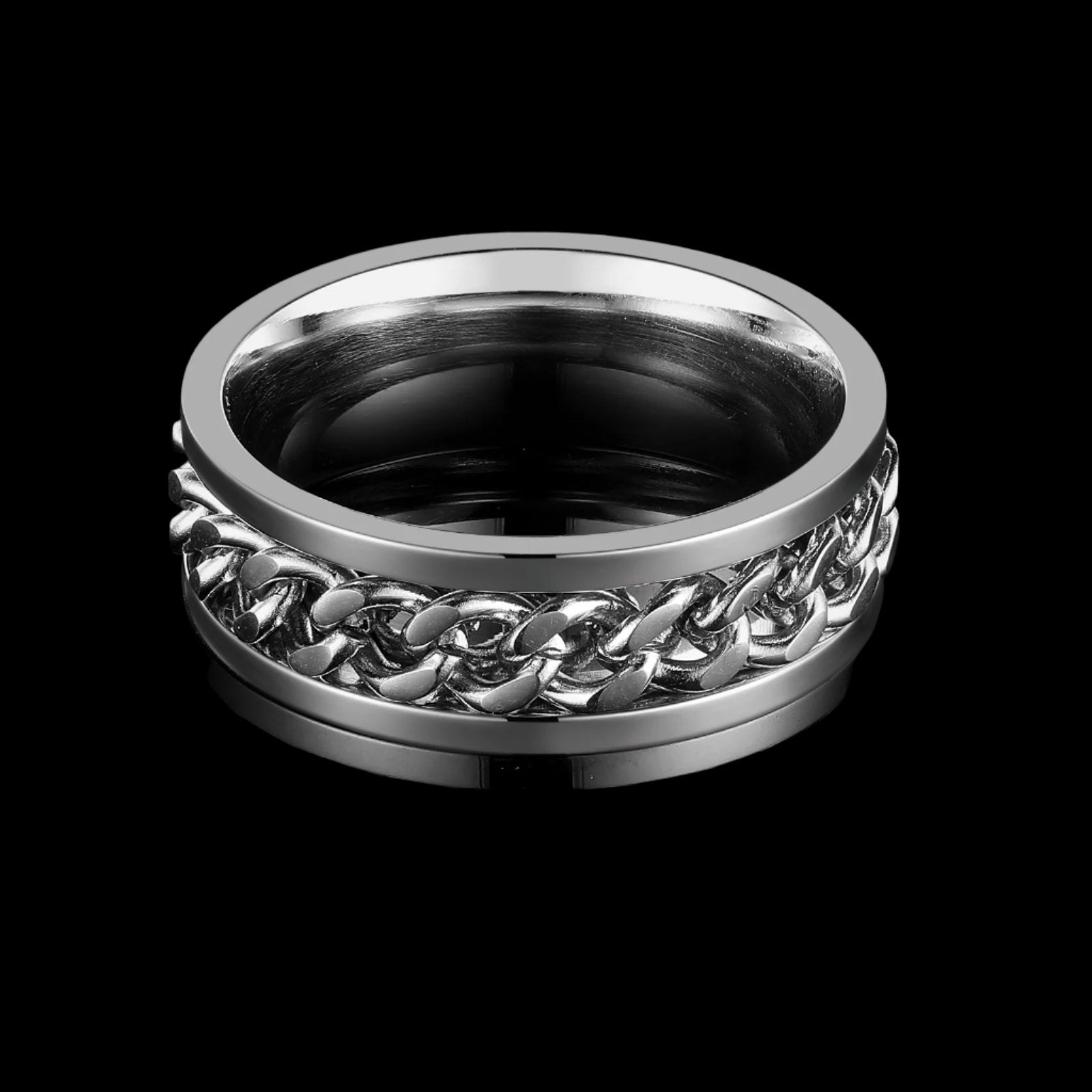 THE CHAIN ANELLO. - ARGENTO