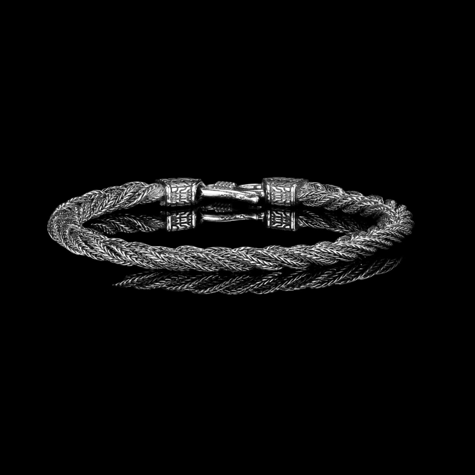 WOVEN VIKINGS BRACCIALETTO. - ARGENTO 925