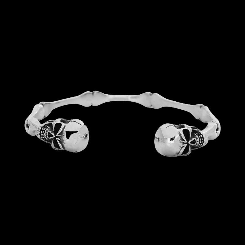 SKULL CUFF BANGLE.