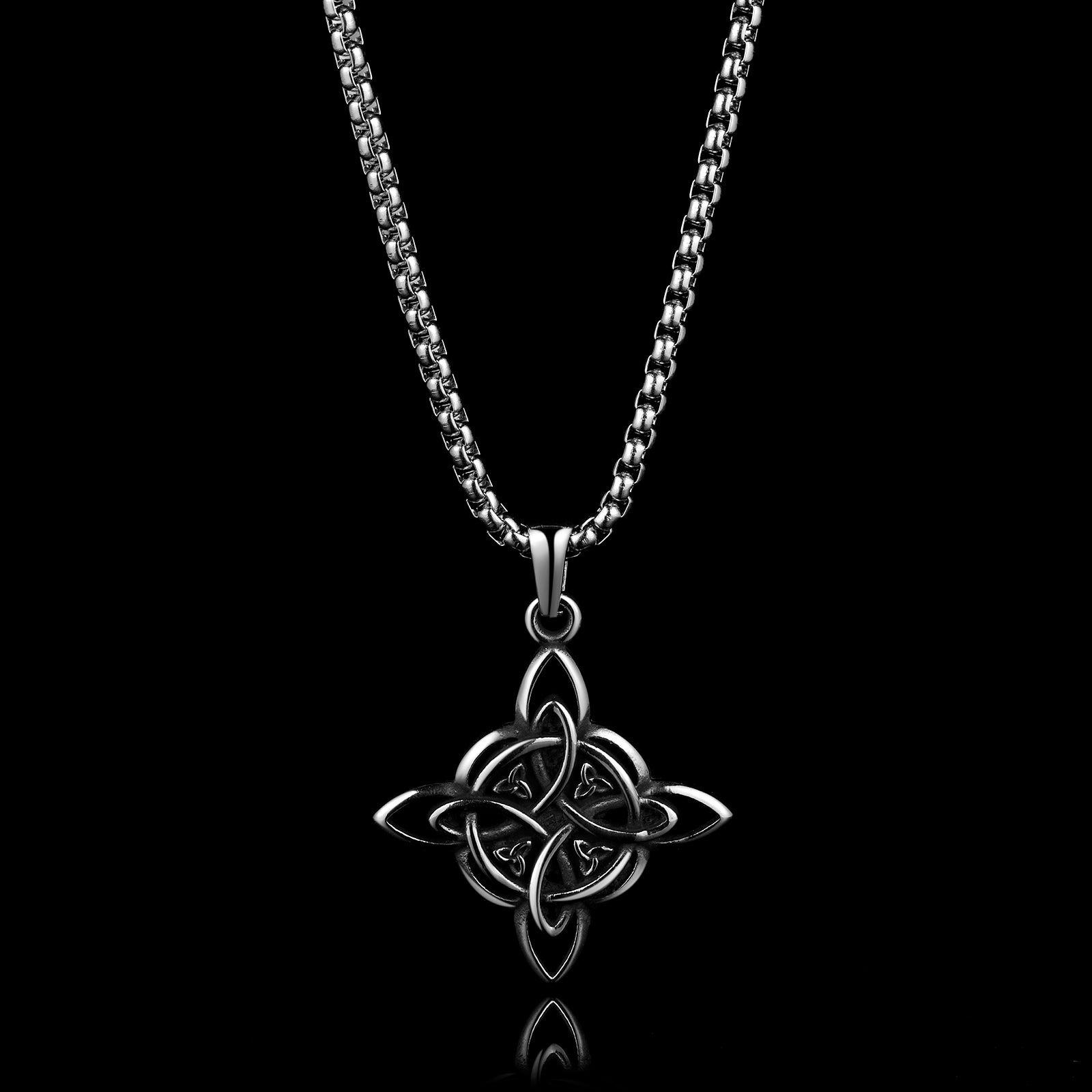 VALKNUT CROSS. - COLLANA
