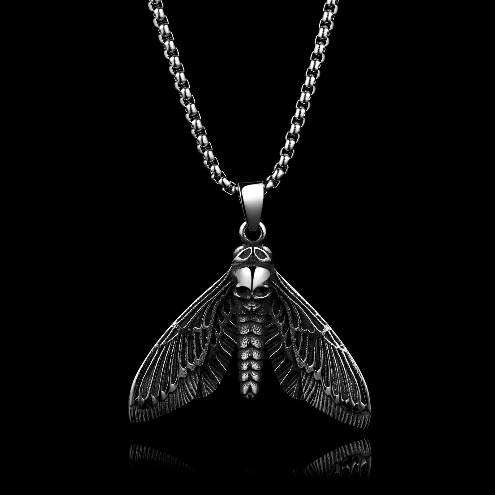 SKULL BUTTERFLY. - COLLANA