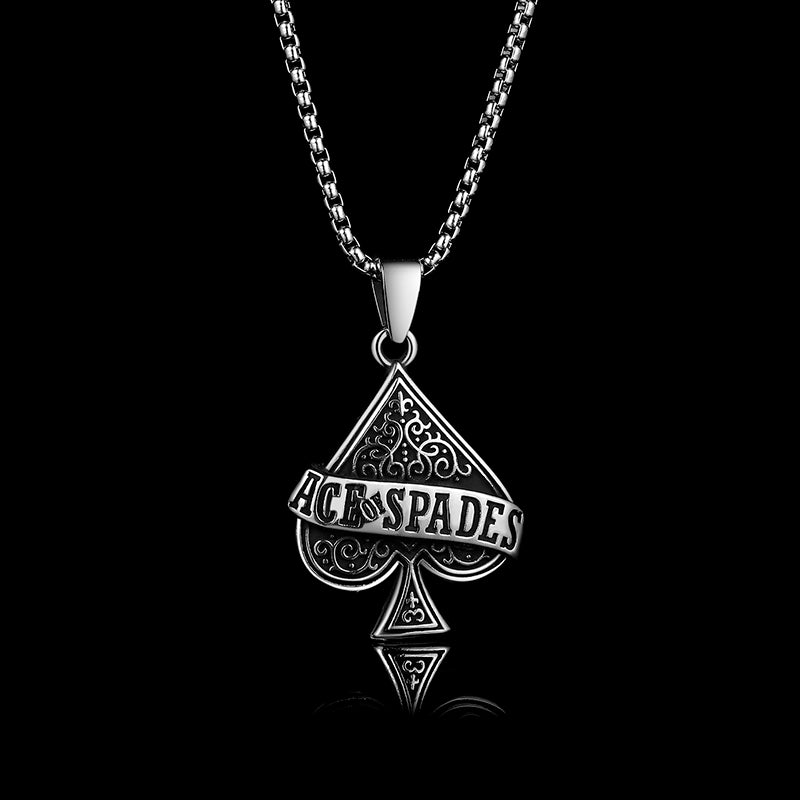 ACE OF SPADES. - NECKLACE