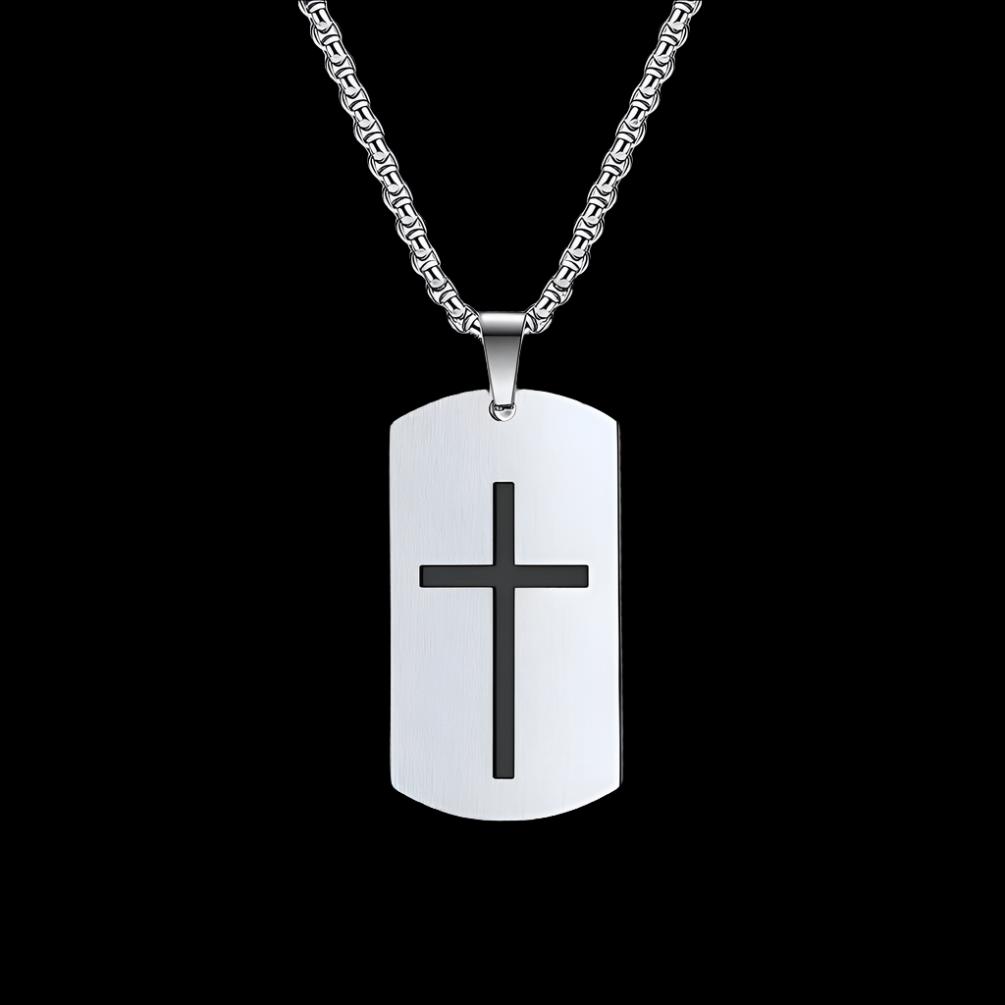 CROSS TAG. -COLLANA.
