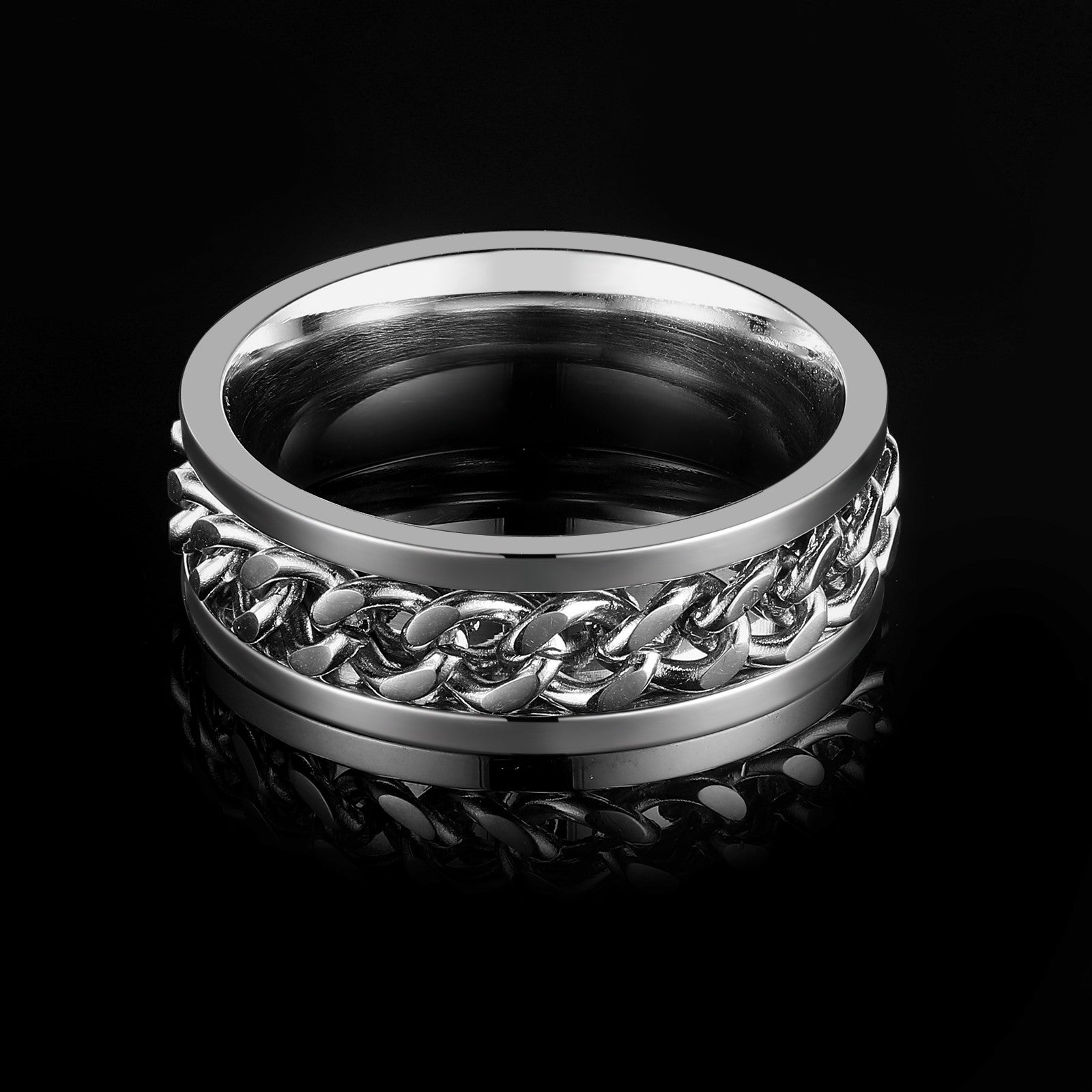 THE CHAIN RING. - ZILVER
