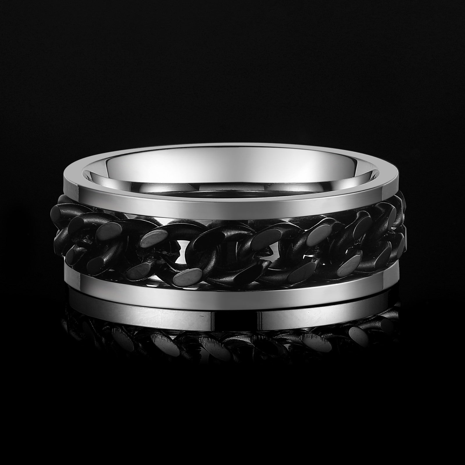 THE CHAIN RING. - BLACK