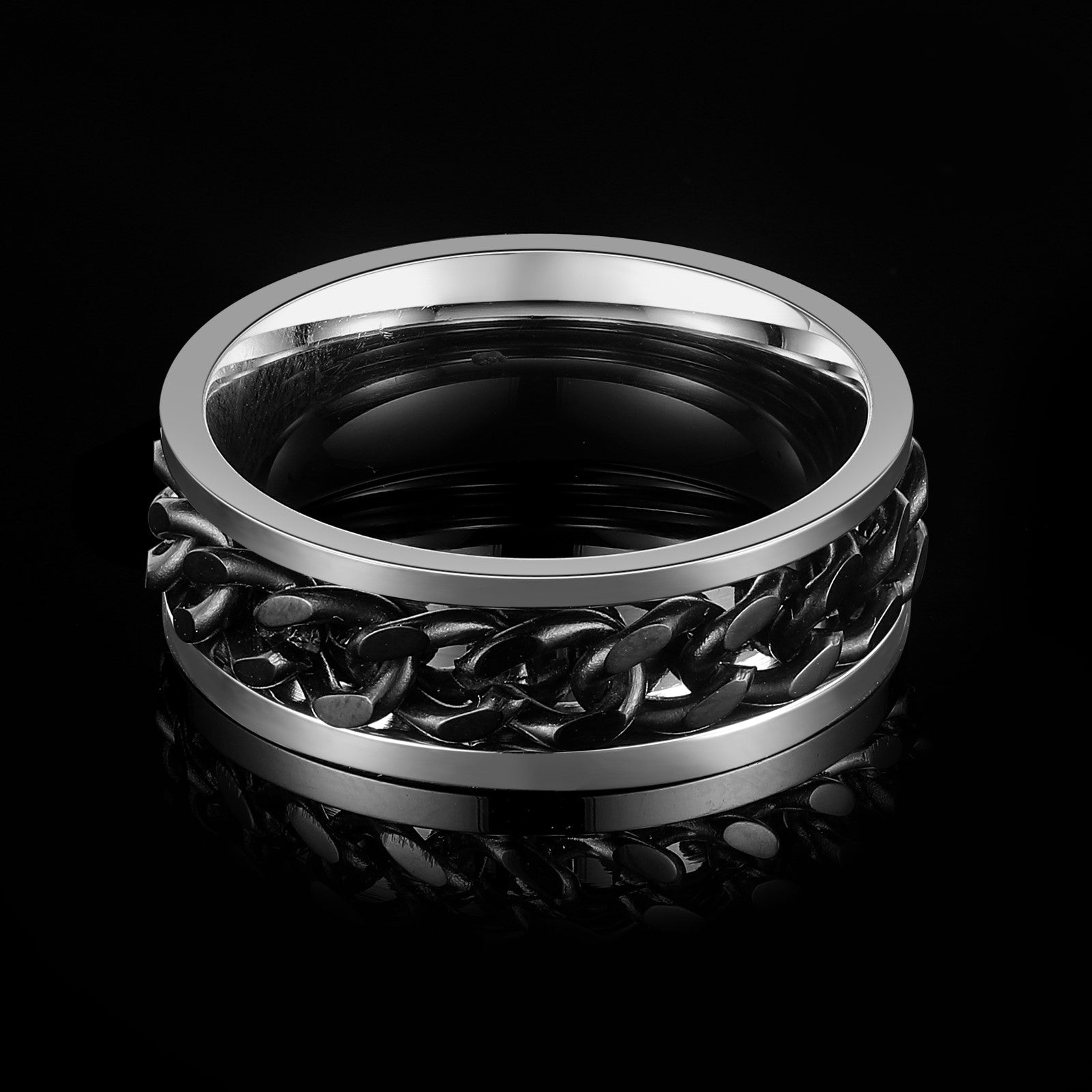 THE CHAIN RING. - BLACK