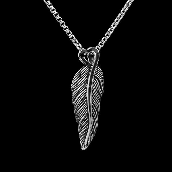THE FEATHER. - NECKLACE