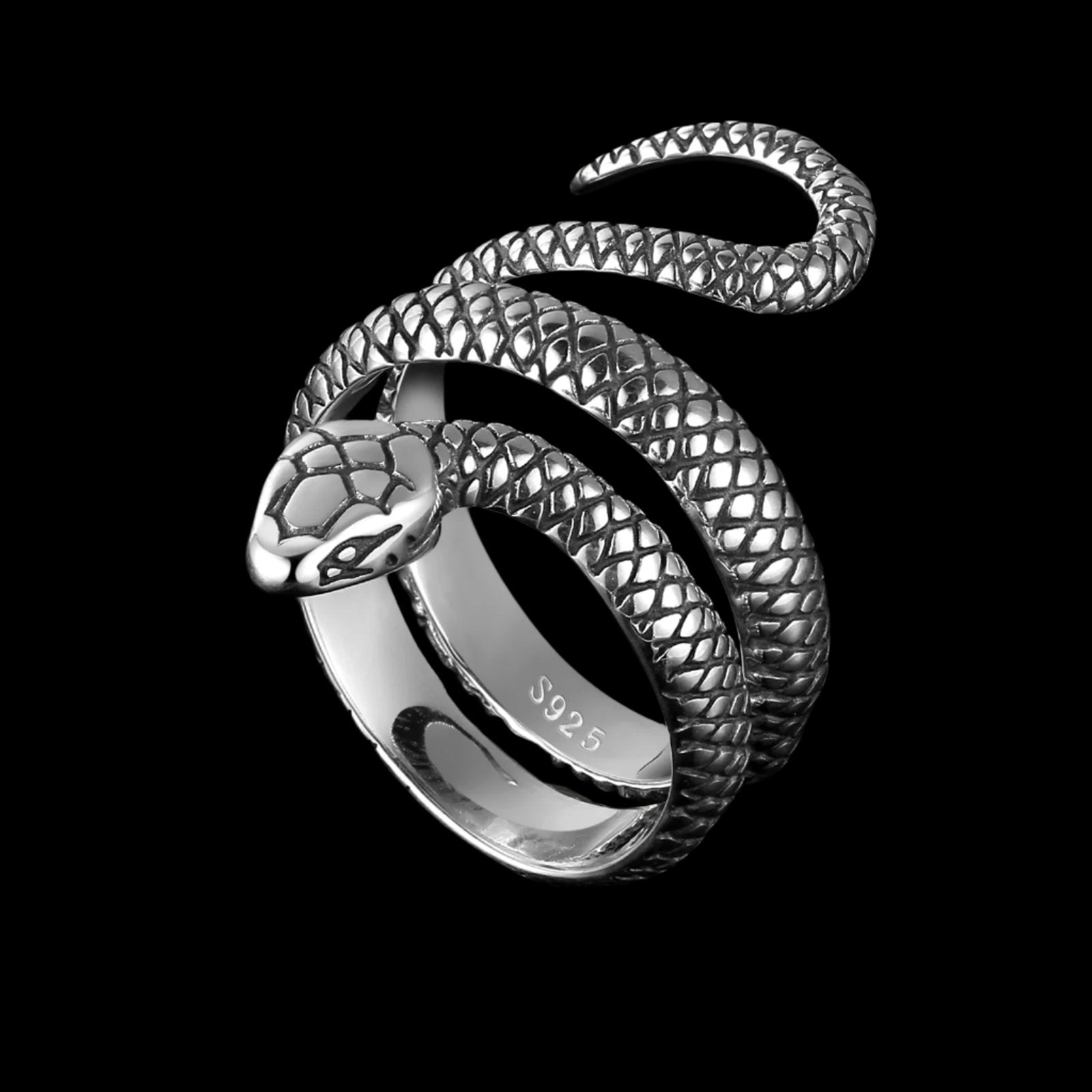 SERPENT. - 925 STERLING ZILVER