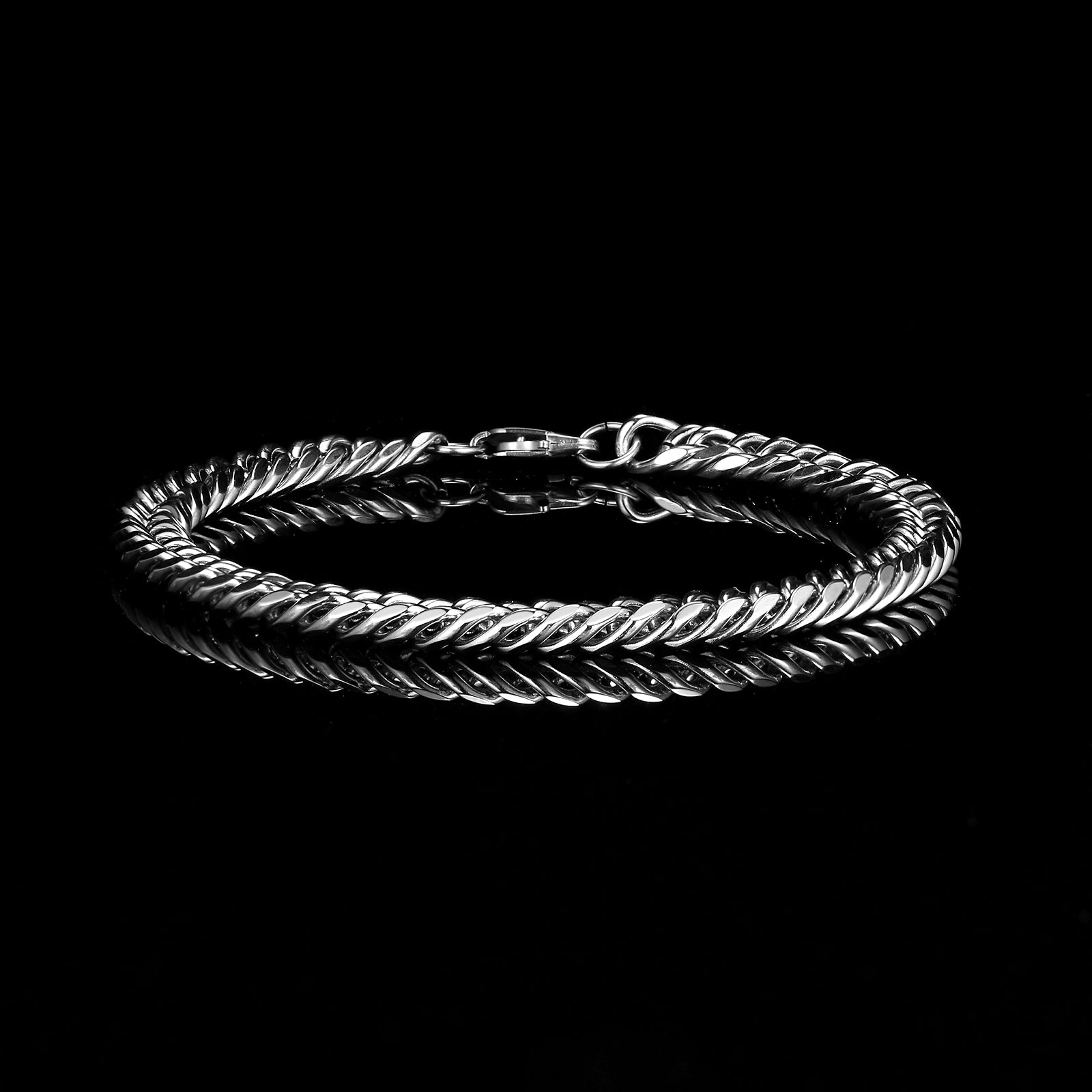 THE CHAIN ARMBAND. - ZILVER