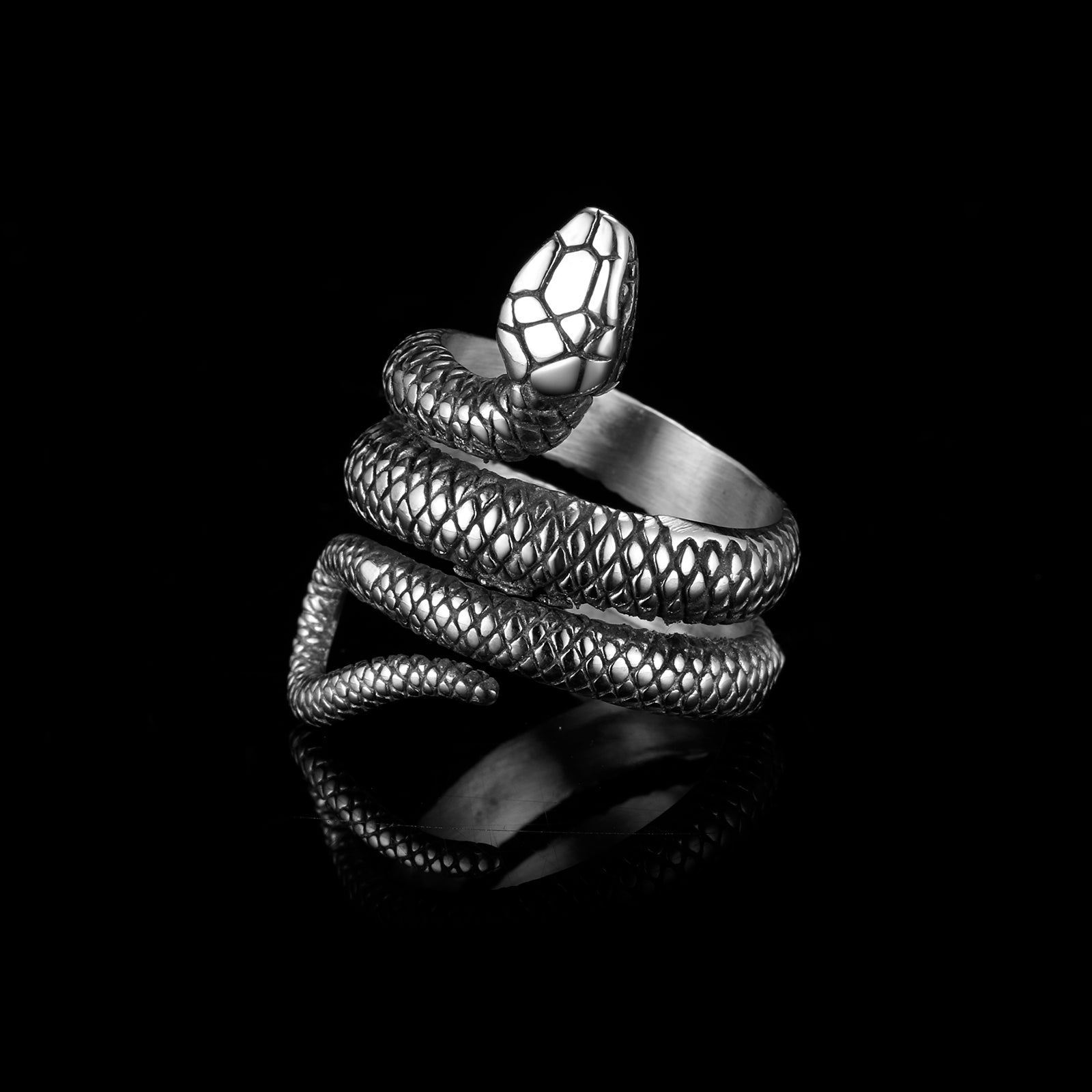 Men's on sale serpent ring